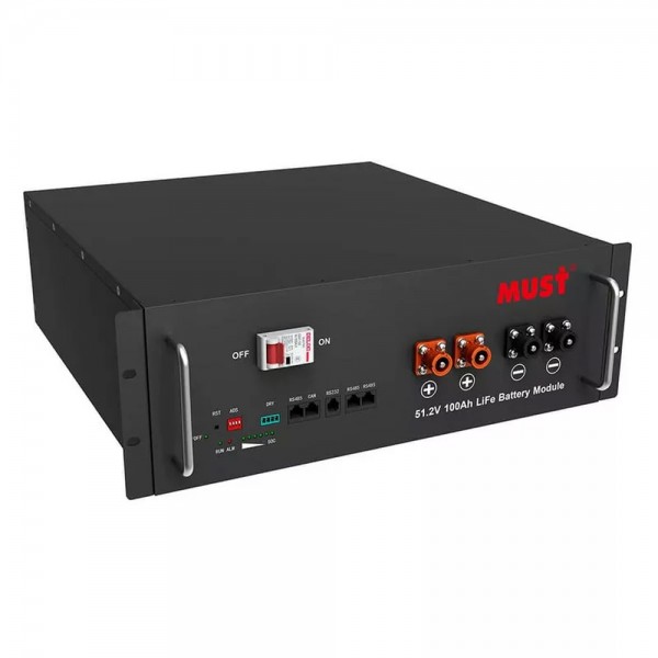 Аккумуляторная батарея LiFePO4 MUST LP18-48100 (Rack) (51,2V 100 А) — изображение 4