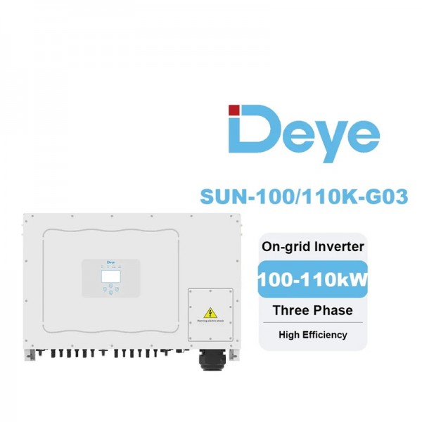 Сетевой трёхфазный инвертор DEYE SUN-100K-G03 — изображение 3