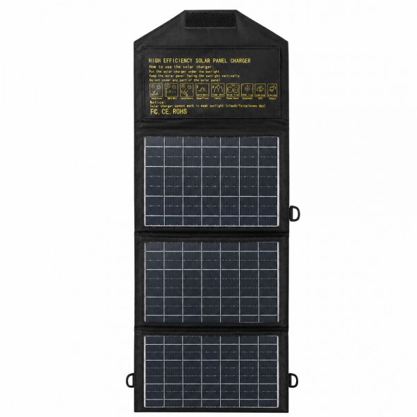 Солнечная панель SOLAR ML-25W 2USB выхода 3.8А/ DC 1.5A (для зарядки телефонов, планшета и т.п) — изображение 3