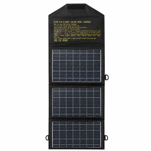 Солнечная панель SOLAR ML-25W 2USB выхода 3.8А/ DC 1.5A (для зарядки телефонов, планшета и т.п)